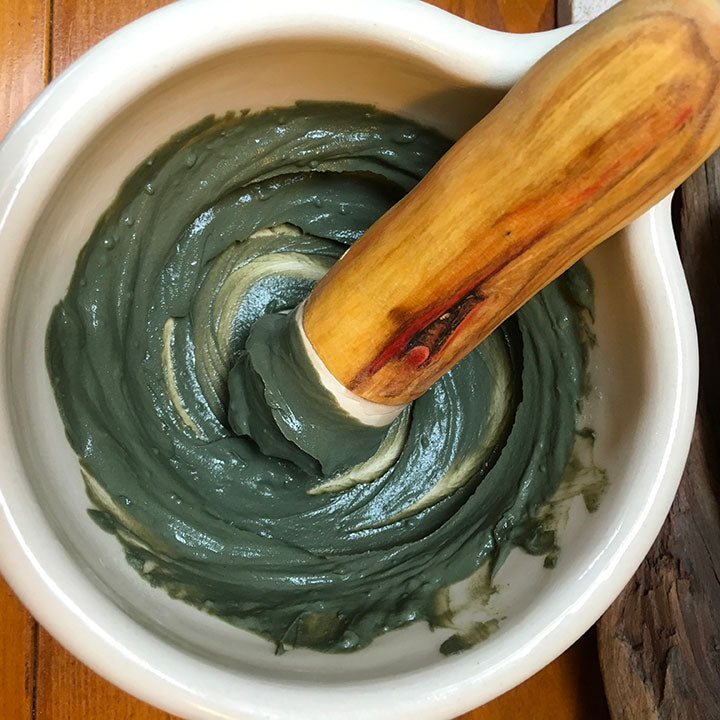 Quick + Simple Green Clay Mask